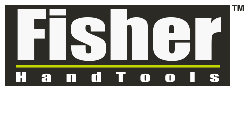 FIsher logo with caulk gun